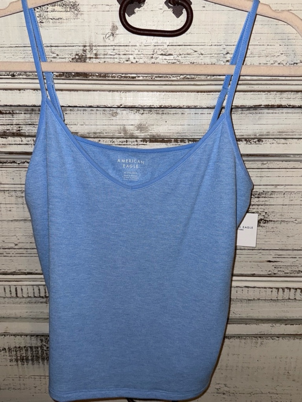 American Eagle Outfitters Powder Blue Double-Strap Camisole